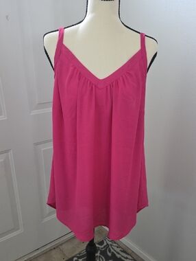 torrid Hot Pink V-Neck Camisole Tank